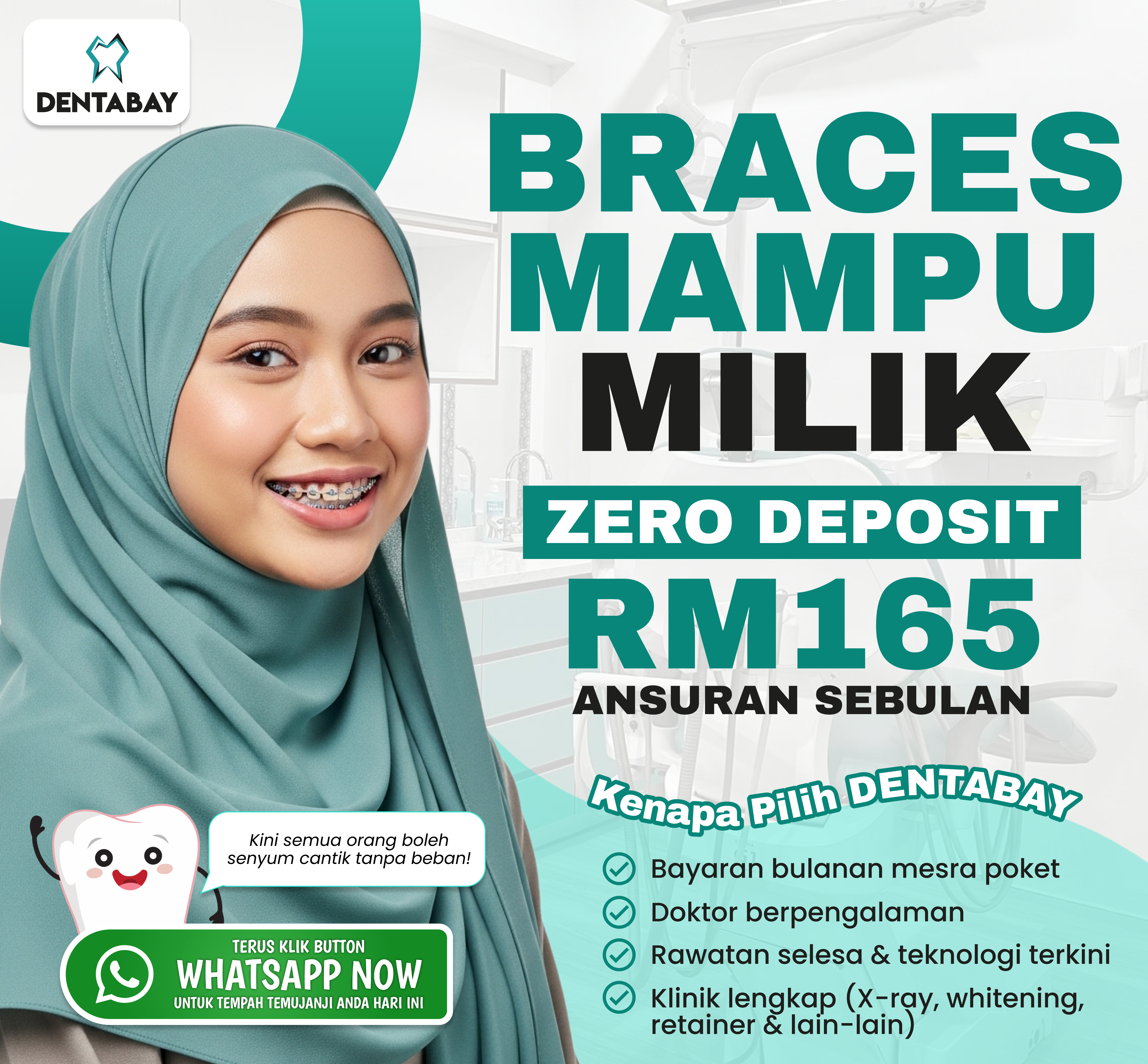 Zero Deposit Braces campaign poster